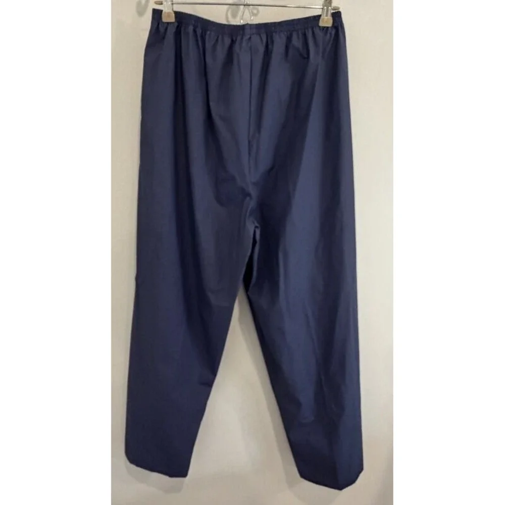 Bass Pro Shops Rain Suit Mens Medium Blue Hooded Waterproof Jacket Pants Fishing